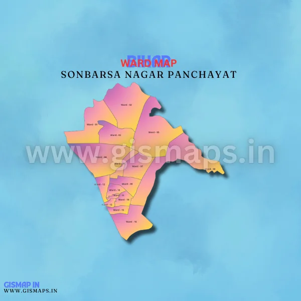 Sonbarsa Nagar Panchayat Ward Map